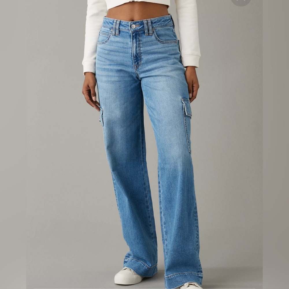 AE Dreamy Drape Jeans sz 4
